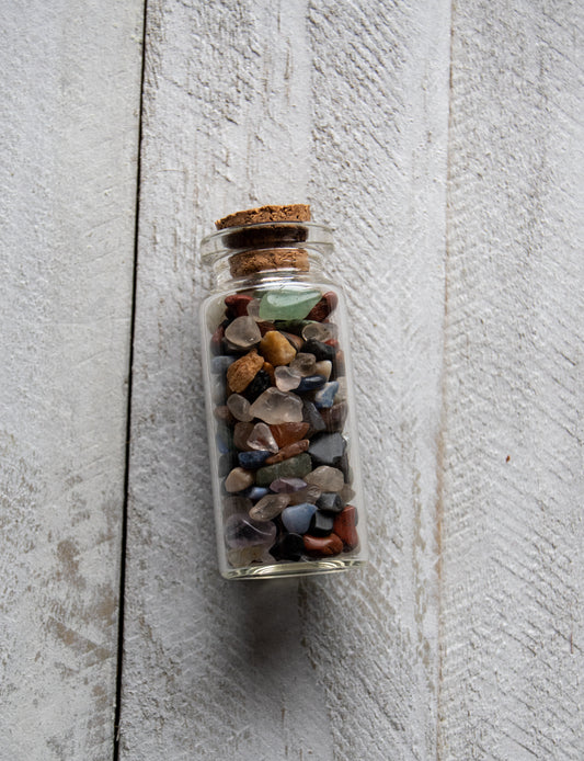 Mix mini crystal tumble Jars