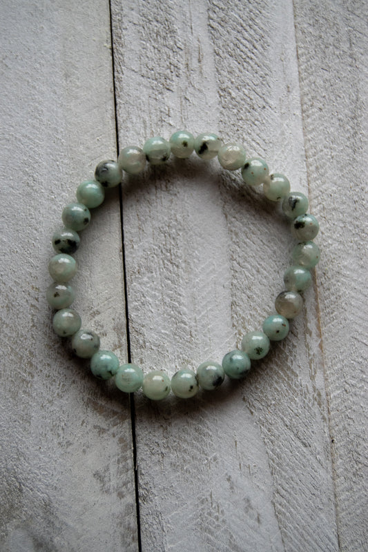 Kiwi Jasper Bracelet, 6mm/8mm