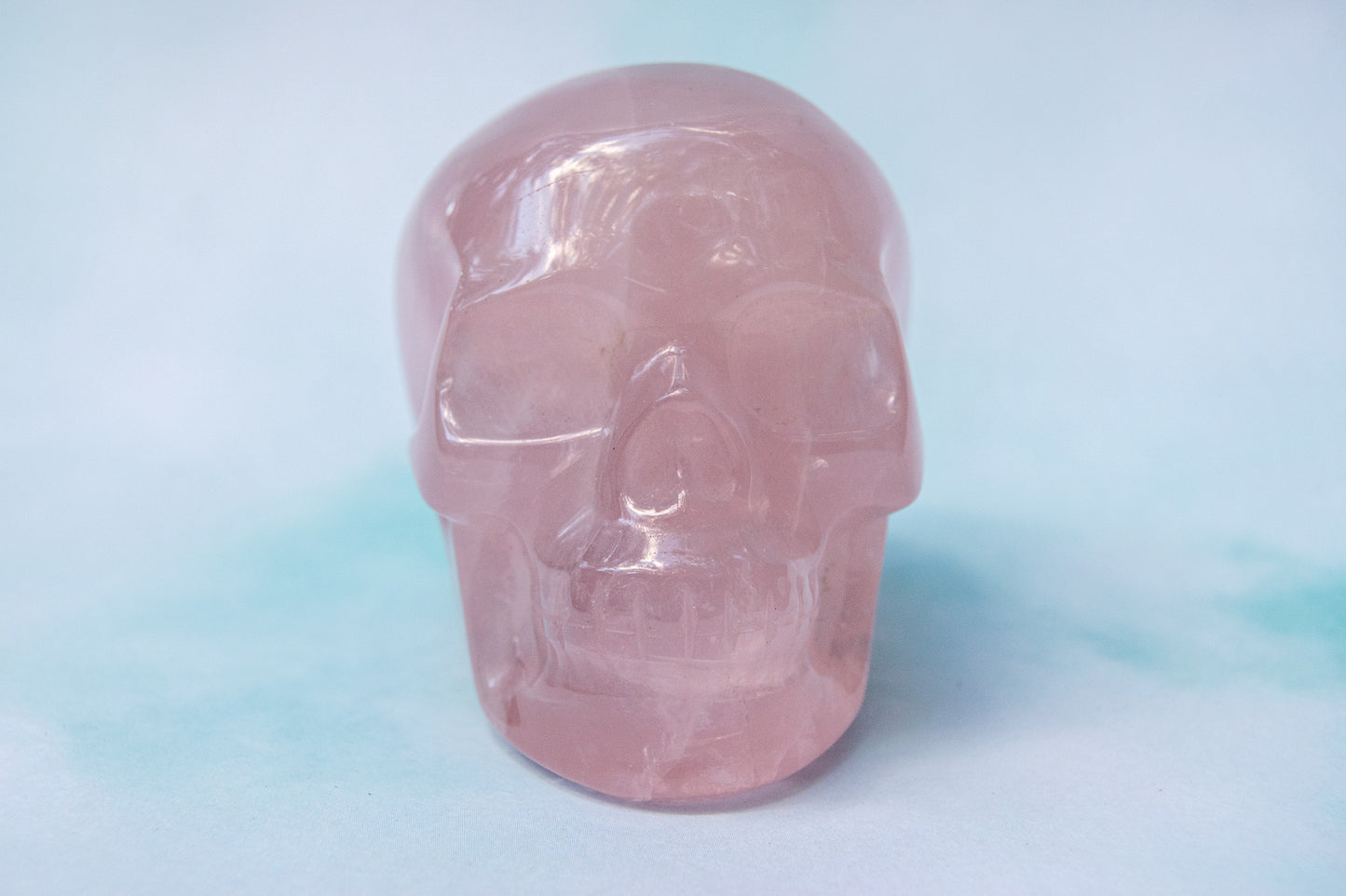 Rose Quartz Skull