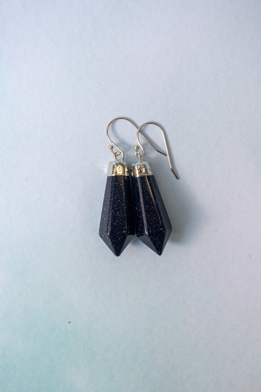 Blue Sandstone Earring Dangles