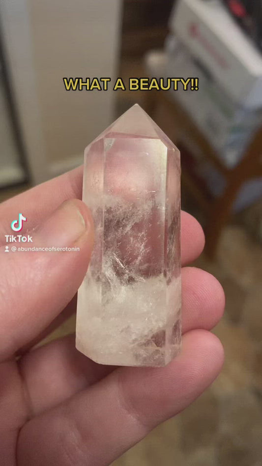 Mini Clear Quartz Tower