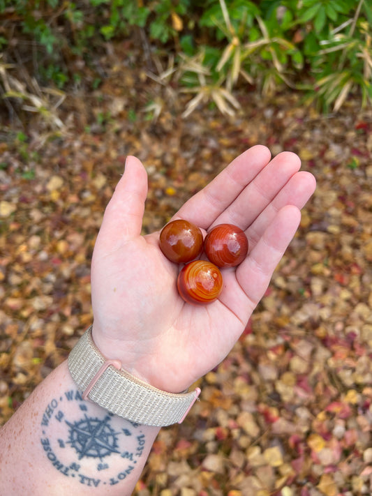 Carnelian sphere