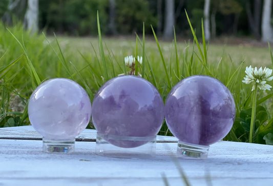 Amethyst Spheres