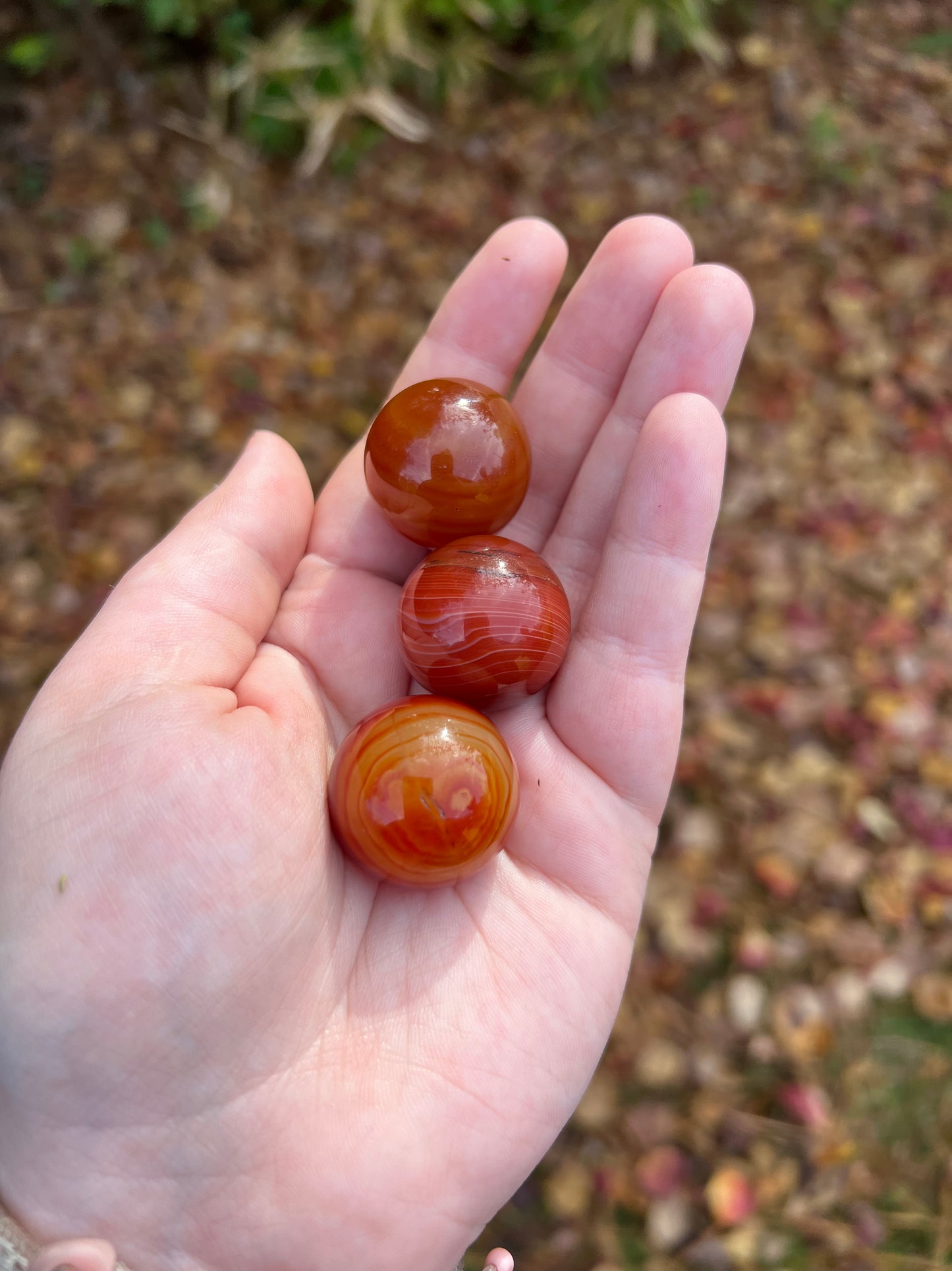 Carnelian sphere